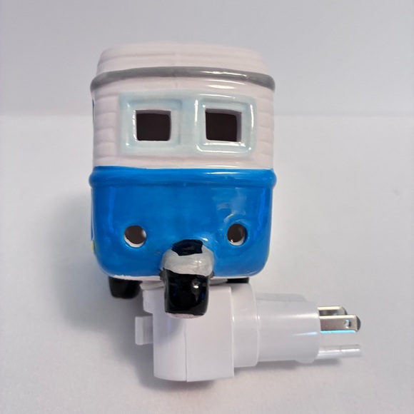 Retro Camper Ceramic Night Light Blue New - Picture 4 of 12